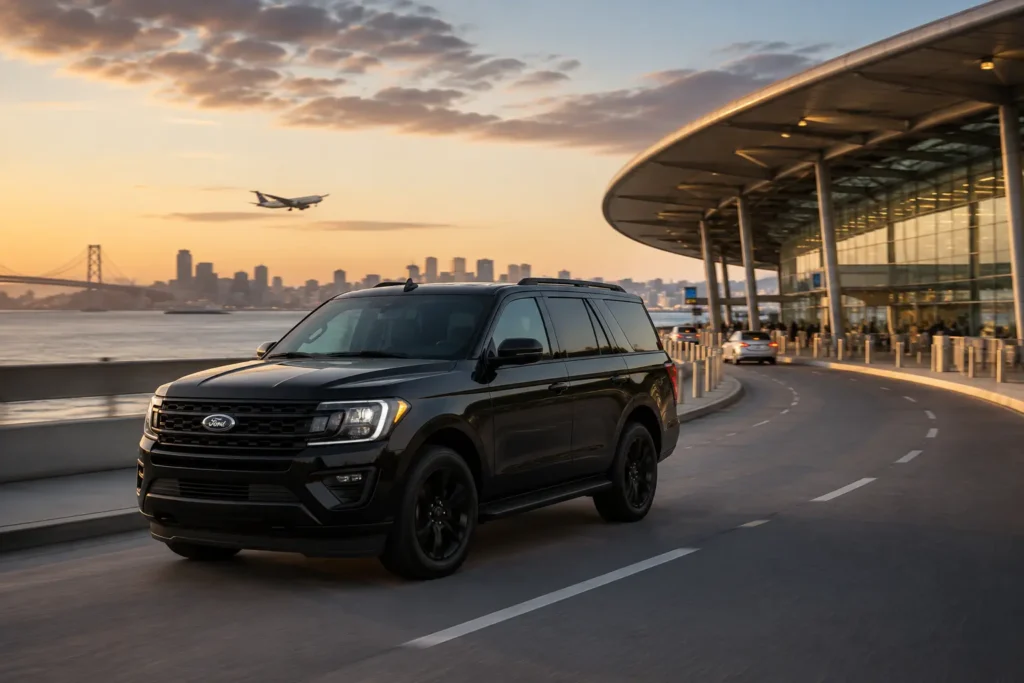 Luxury SUV limousine service from Fairfield to Oakland OAK Airport