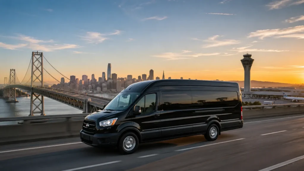 Luxury limousine transfer from Fairfield to San Francisco SFO Airport